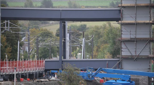 East Linton Station Construction - 2022-10-09